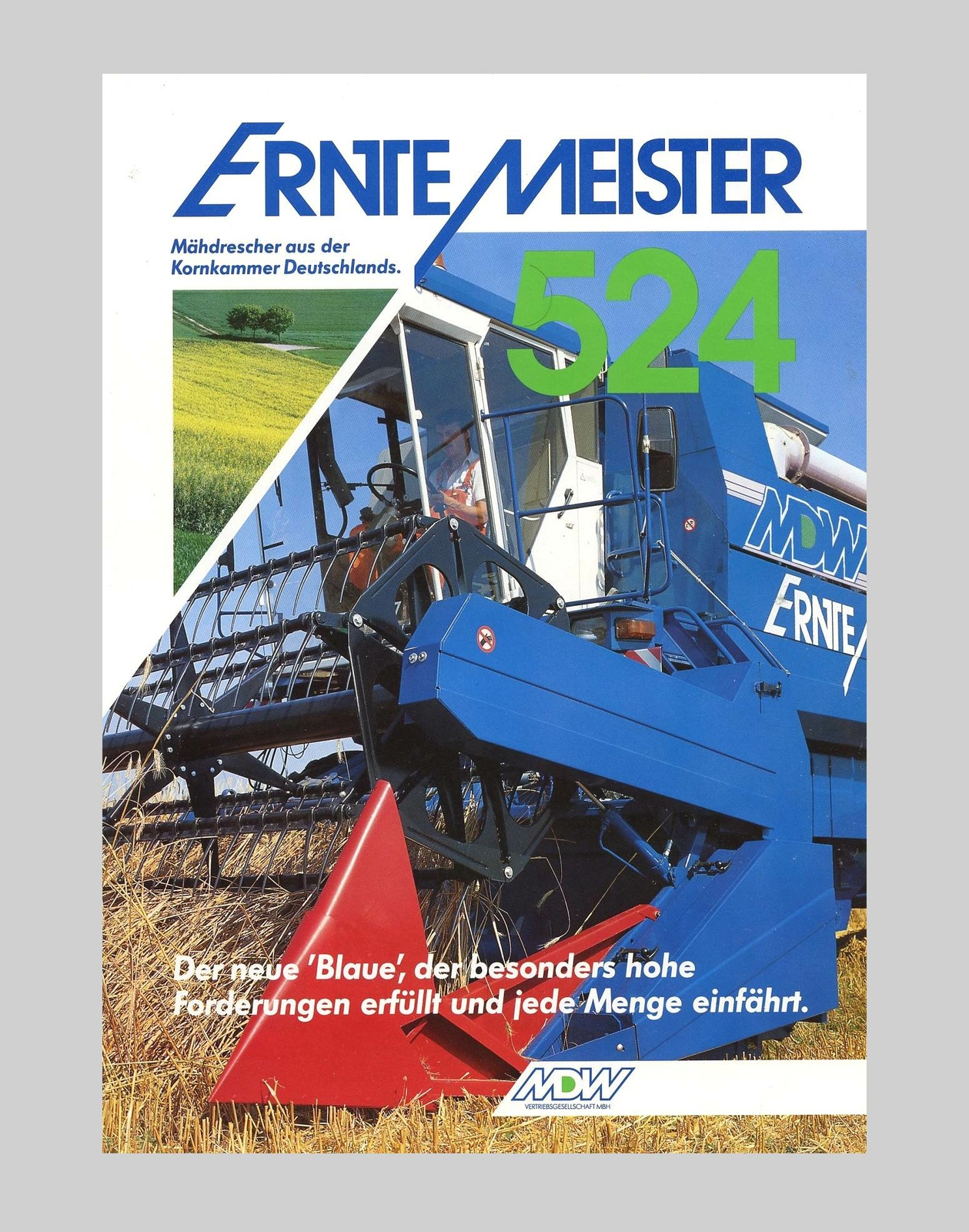 Progress MDW Combine Harvester Harvester 524 Original