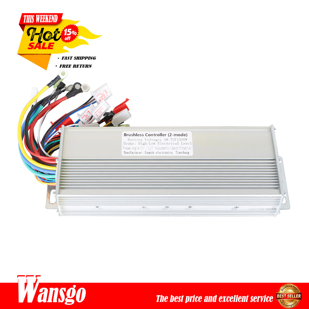 New 48-72V 1500W Electric E-bike Scooter Brushless DC Motor Speed Controller