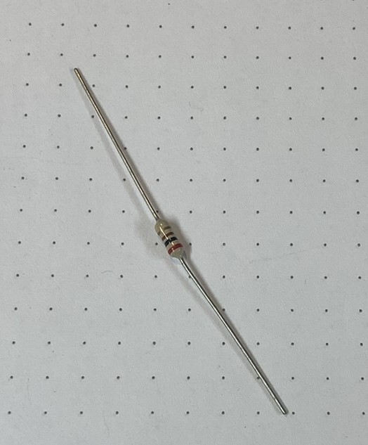 200 Ω, 5%, 250 mW (1/4 W), Metal Film Resistor, Unbranded, 5 Each