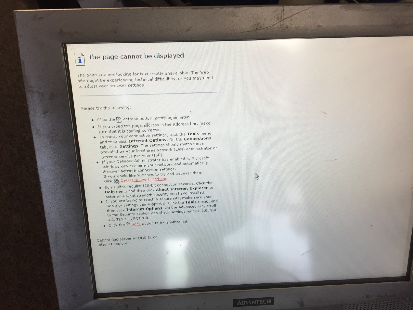 Advantech PPC-S153T Industrial Touchscreen Computer Please Read