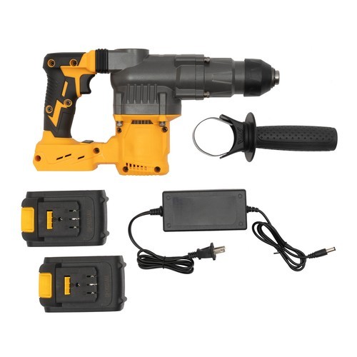 Li-Ion SDS Plus Cordless Rotary Hammer Drill Kit 1400r/min W/ 80cm Drill Bit US
