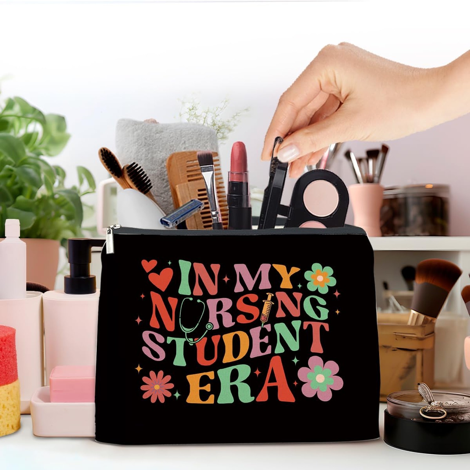 Nursing School Student Gifts Cosmetic Bag – Nurse Gifts for Women Nursing Sch…