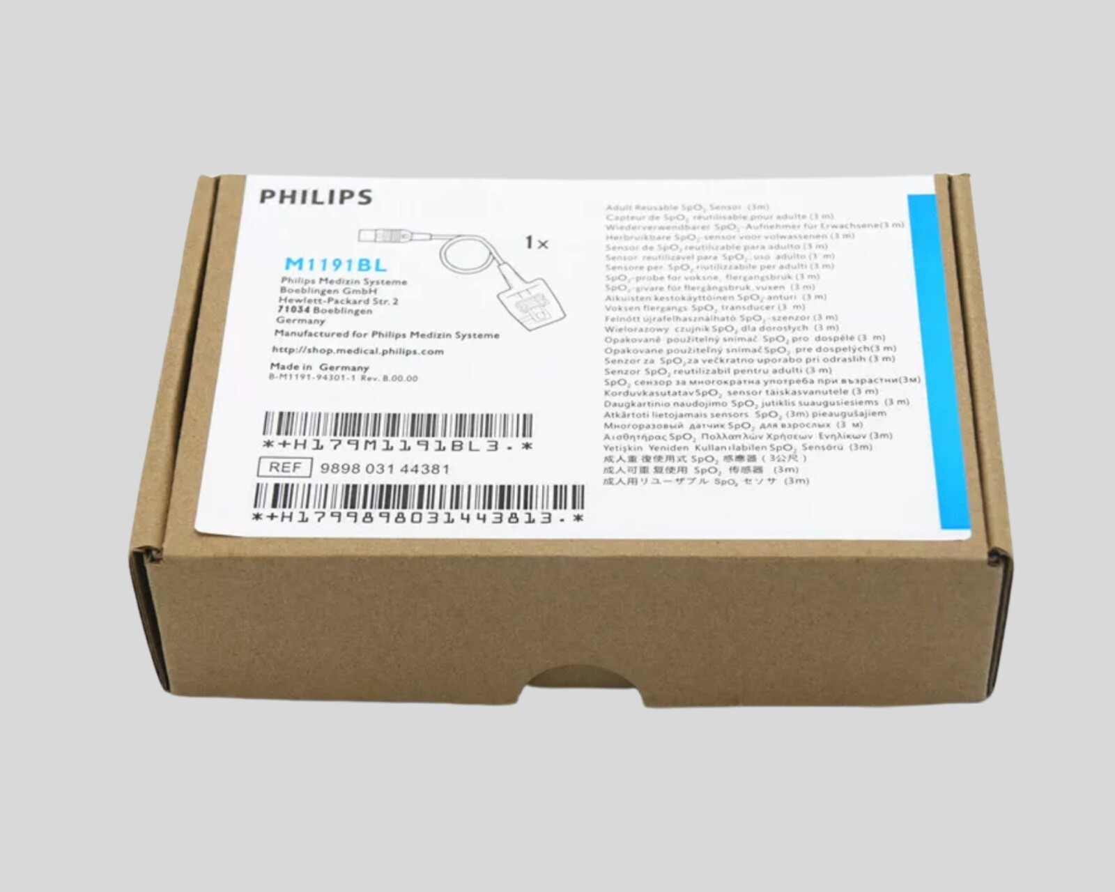 Philips M1191BL Adult Soft SpO2 Sensor Original w/ Packing – LOT OF 30