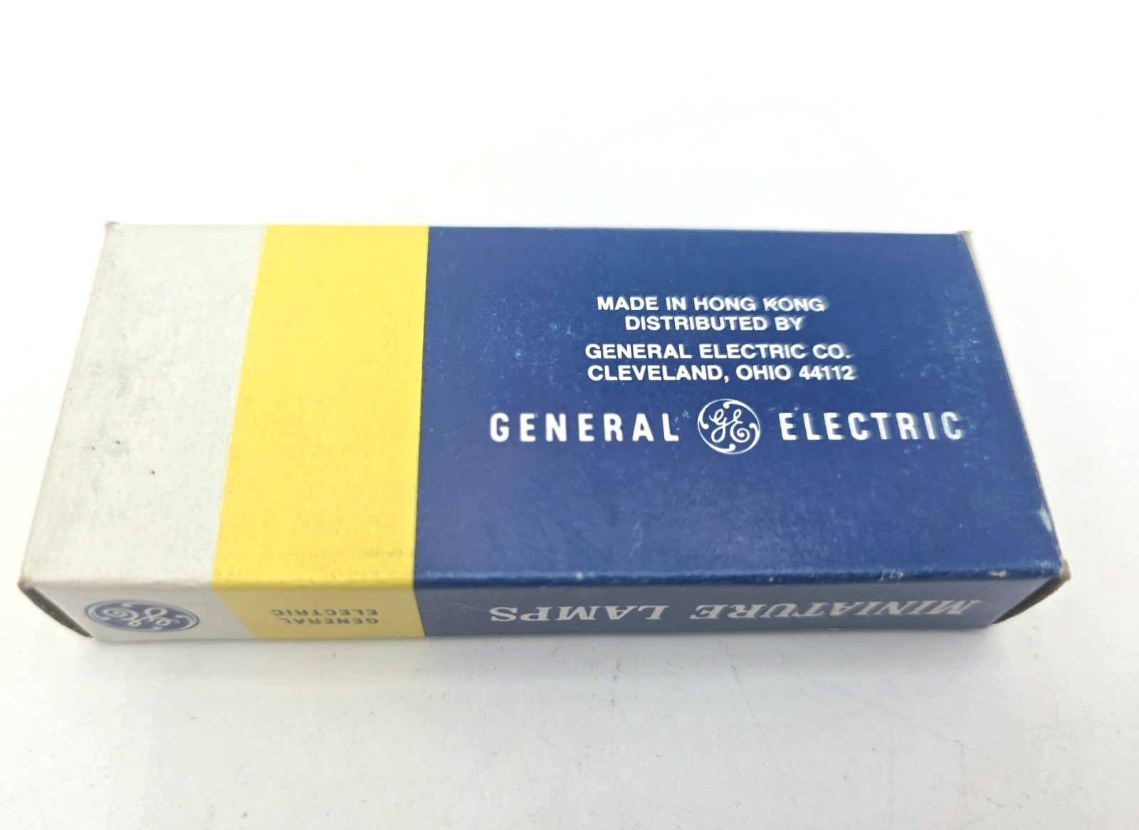 GE PR18 Miniature Lamps 8 Bulbs In Box 7.2V P13.5s Hong Kong NOS VTG