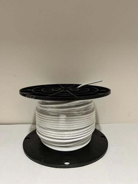 Mil-Spec high temperature wire 18 Gauge White Tefzel M22759/16-18-9 150C 600V