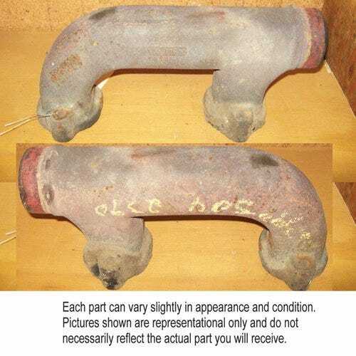 Used Exhaust Manifold End Section fits Case IH 4494 A65917 fits Case 1175 A65917