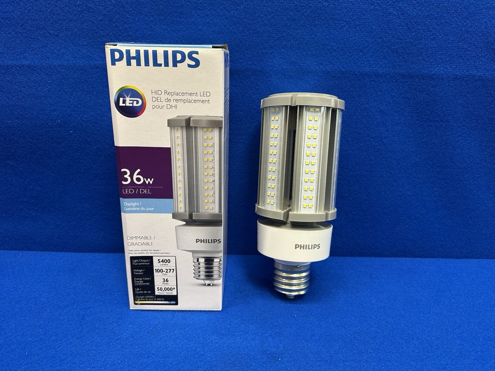 Philips LED Lamp Dimmable 36 W 150 W HID Replacement Led