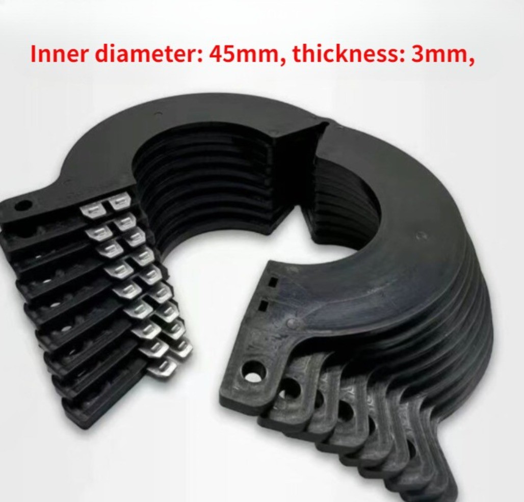 10pc Bucket Pin Shim Kit for Excavator Skid Steer ID45mm Thickness 3mmDetachable