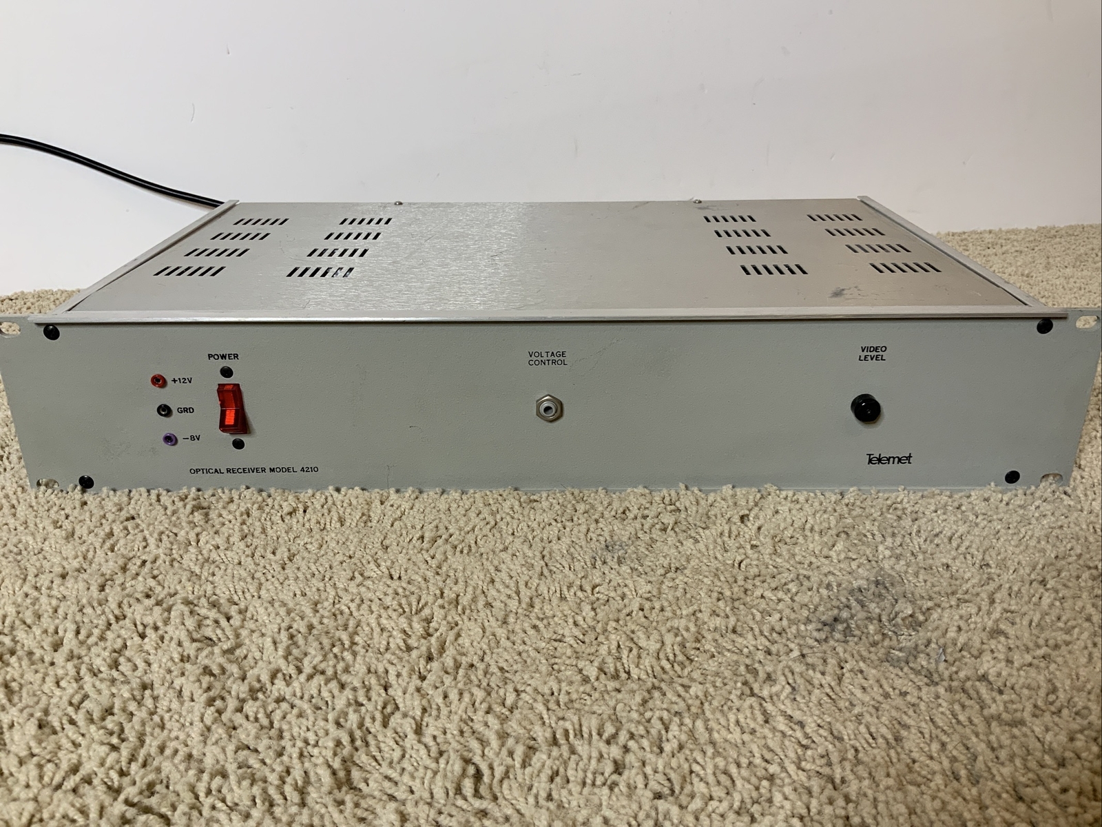 TELEMET 4210 A1R Fiber Optic Video Transmission System w/ Audio Subcarrier
