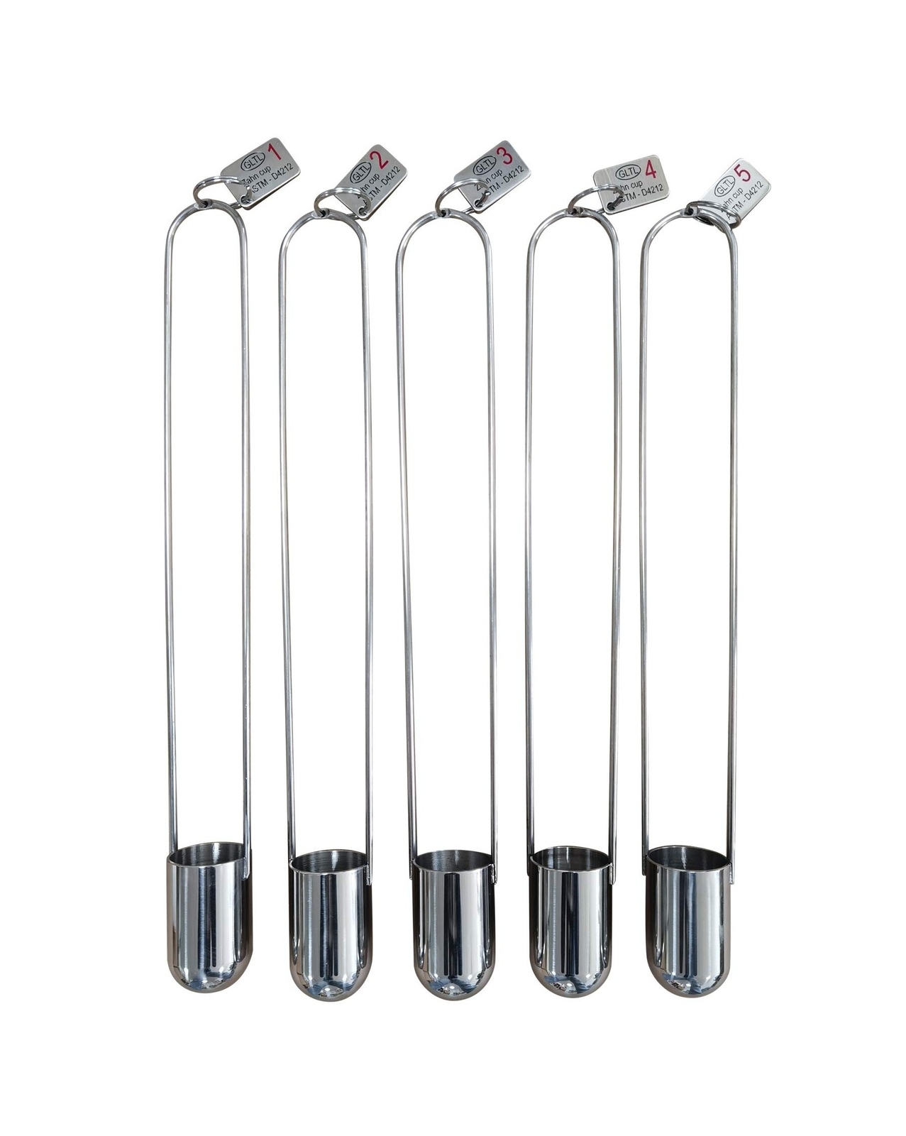 Zahn Immersion Viscosity Cup Viscometer 44ml Cup Volume (1#/2#/3#/4#/5#) for …