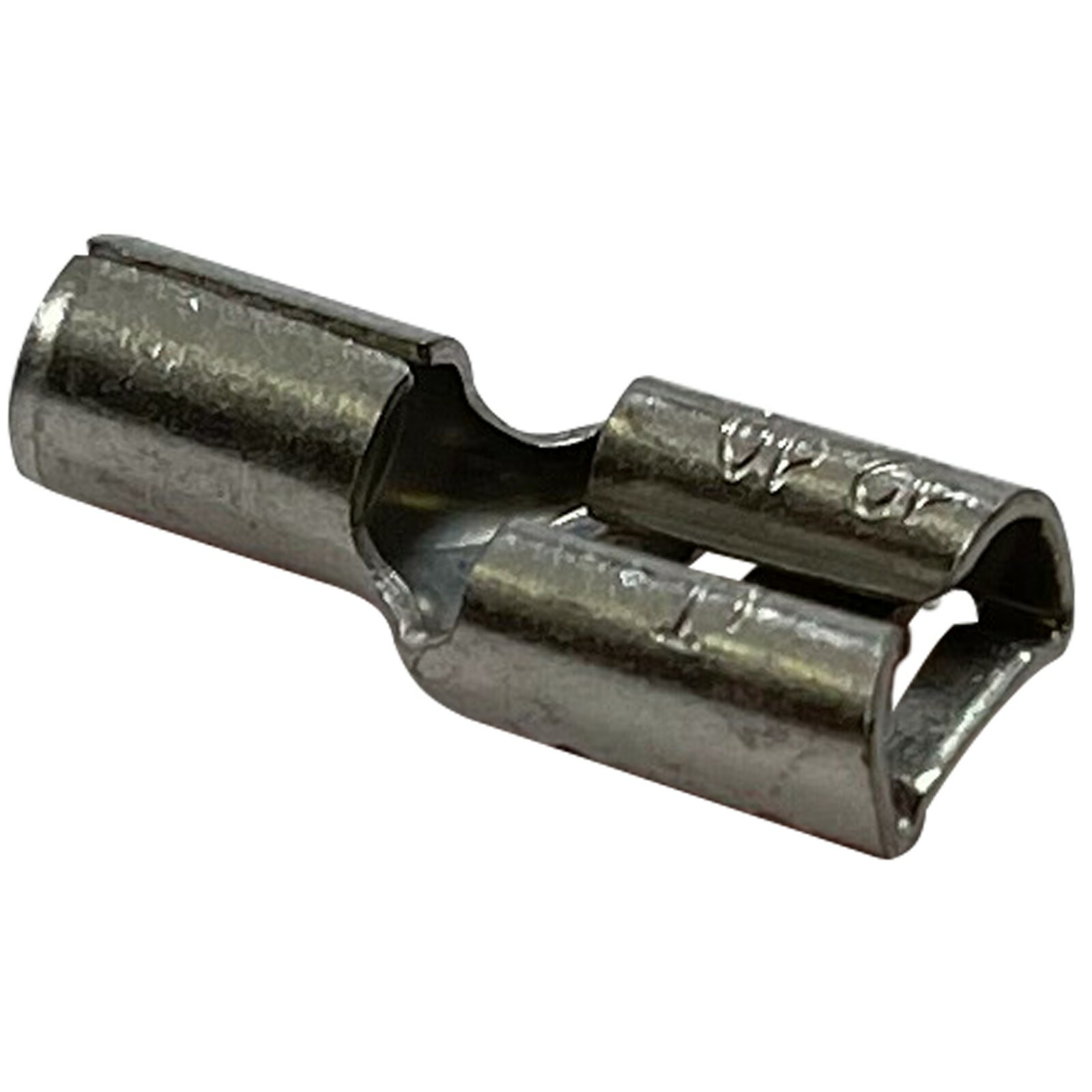 (100) Non Insulated Female 12-10 Gauge Quick Disconnect .250″ Terminal Connector