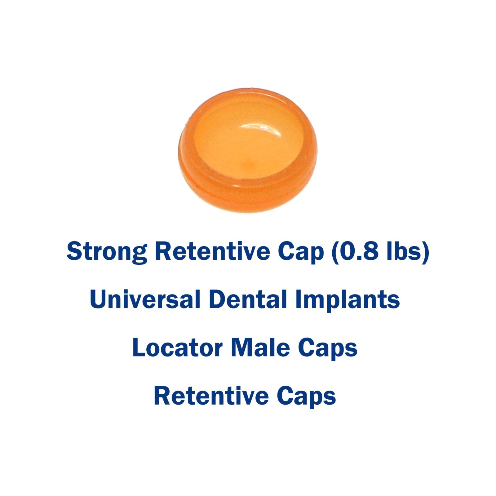 Strong Retentive Caps Overdenture Attachment Abutments Dental Metal Housing