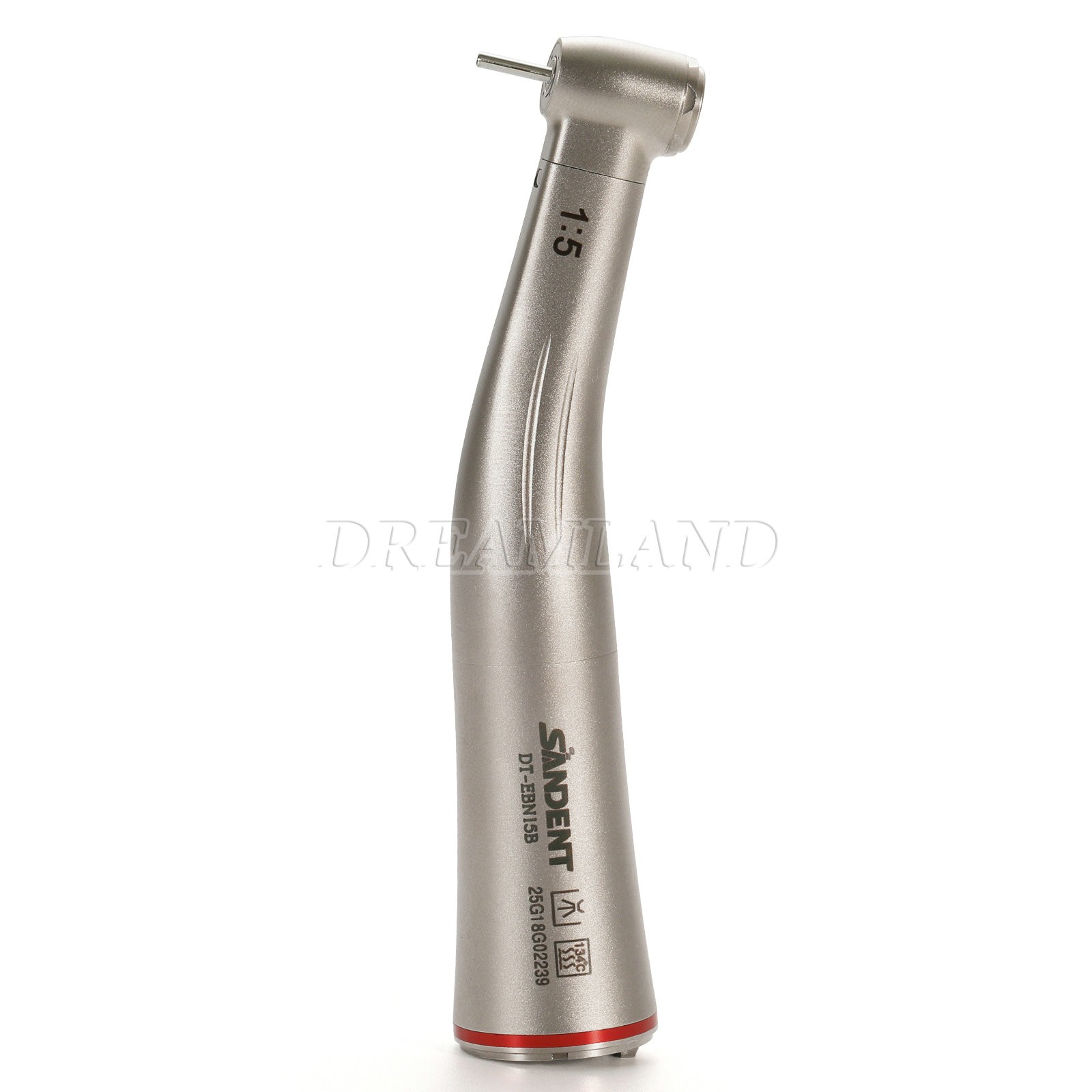 Dental 1:5 Increasing Contra Angle FG1.6mm LED Fiber Optic Handpiece SANDENT USA