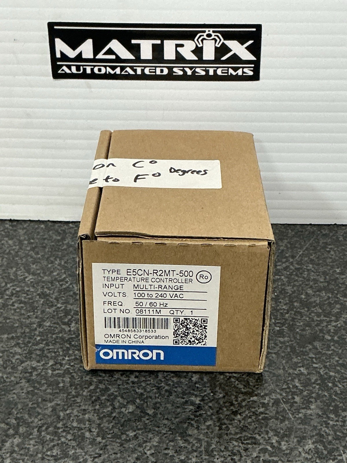Omron E5CN-R2MT-500 Temperature Controller E5CNR2MT500