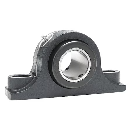 Moline Bearing 19321103 Pillow Block Bearing, Cast Iron Housing Material, Set