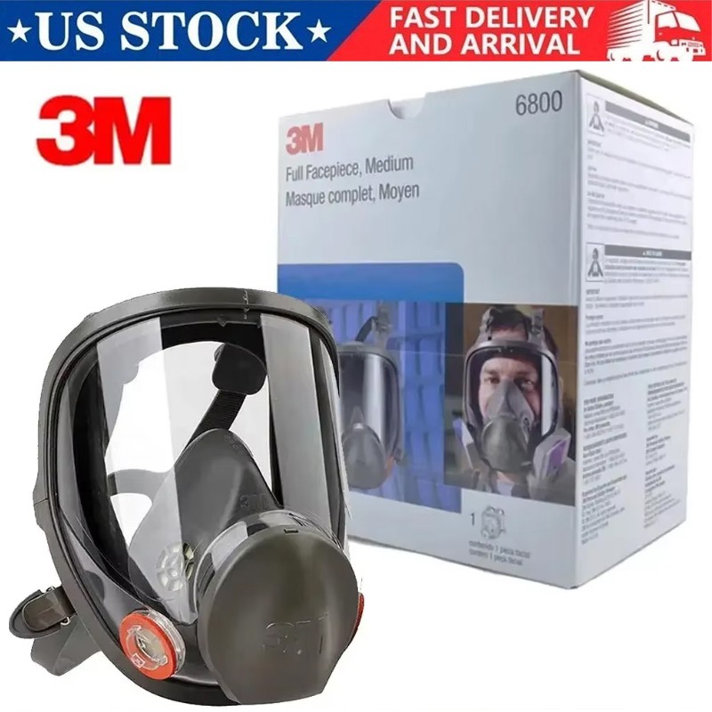 6800 Full Facepiece Reusable Respirator full face Gas Mask Medium US STOCK