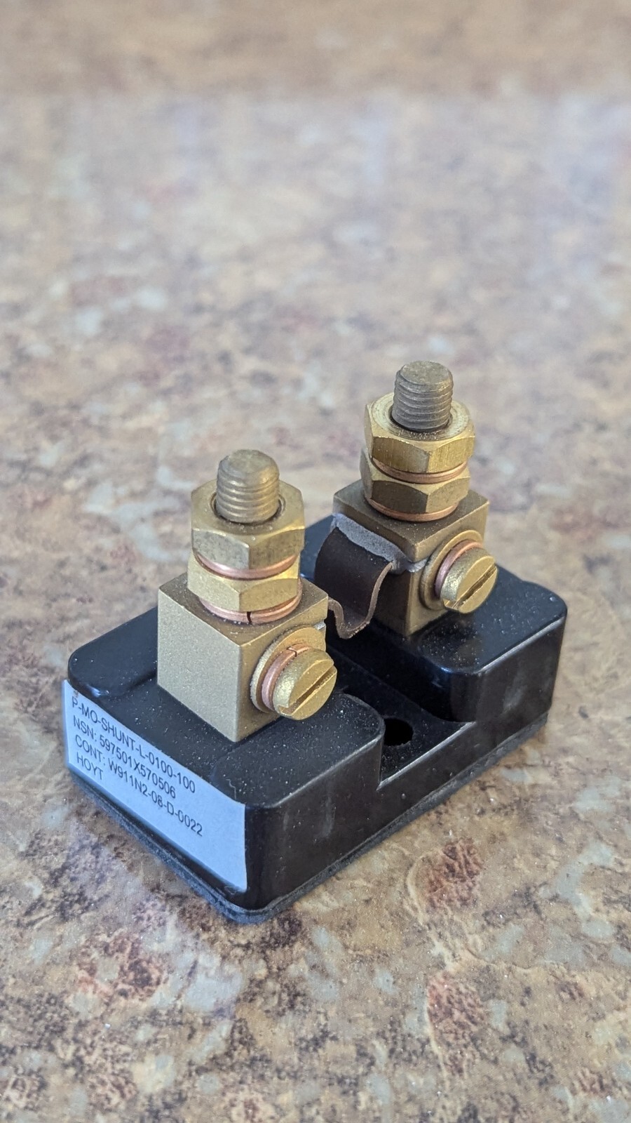 5 Hoyt Shunt LC Base Current P-MO-Shunt-L-0100-100 100mV 100A Amp Panel Lot
