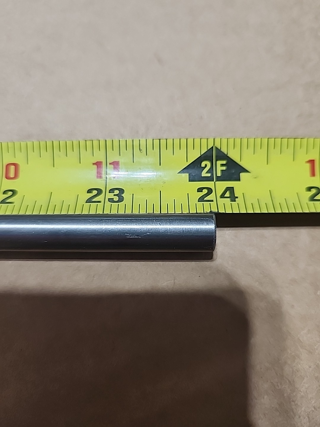 (Tag C40) .375″ Dia Titanium Round Rod x 23+” Long 6AL4V-ELI Medical Grade
