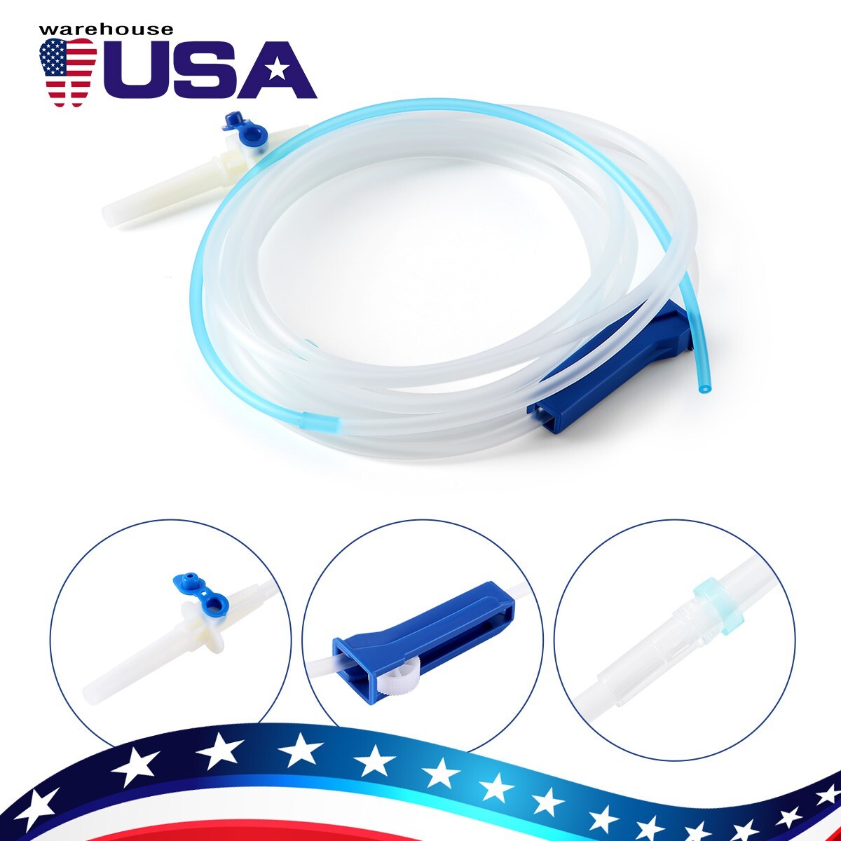 AZDENT Dental Implant Motor Brushless Surgical System/Implant Irrigation Tubings