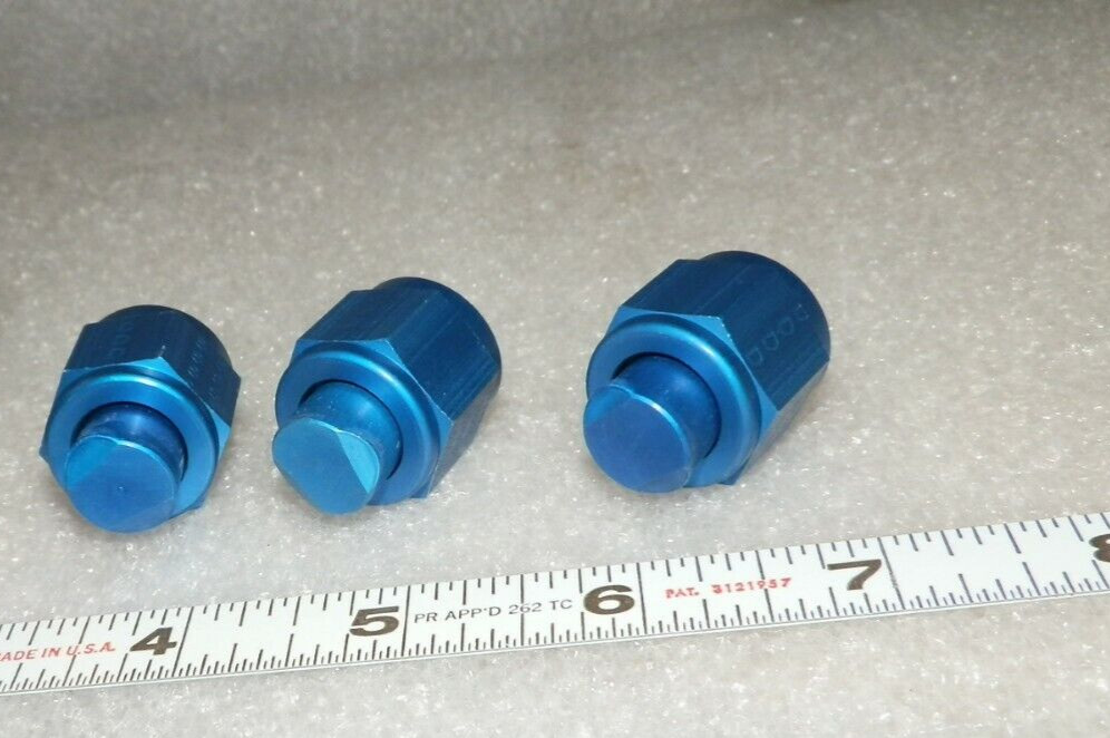 LOT 5pieces New AN Fitting AN929-8 Aluminum Caps AN929-8D