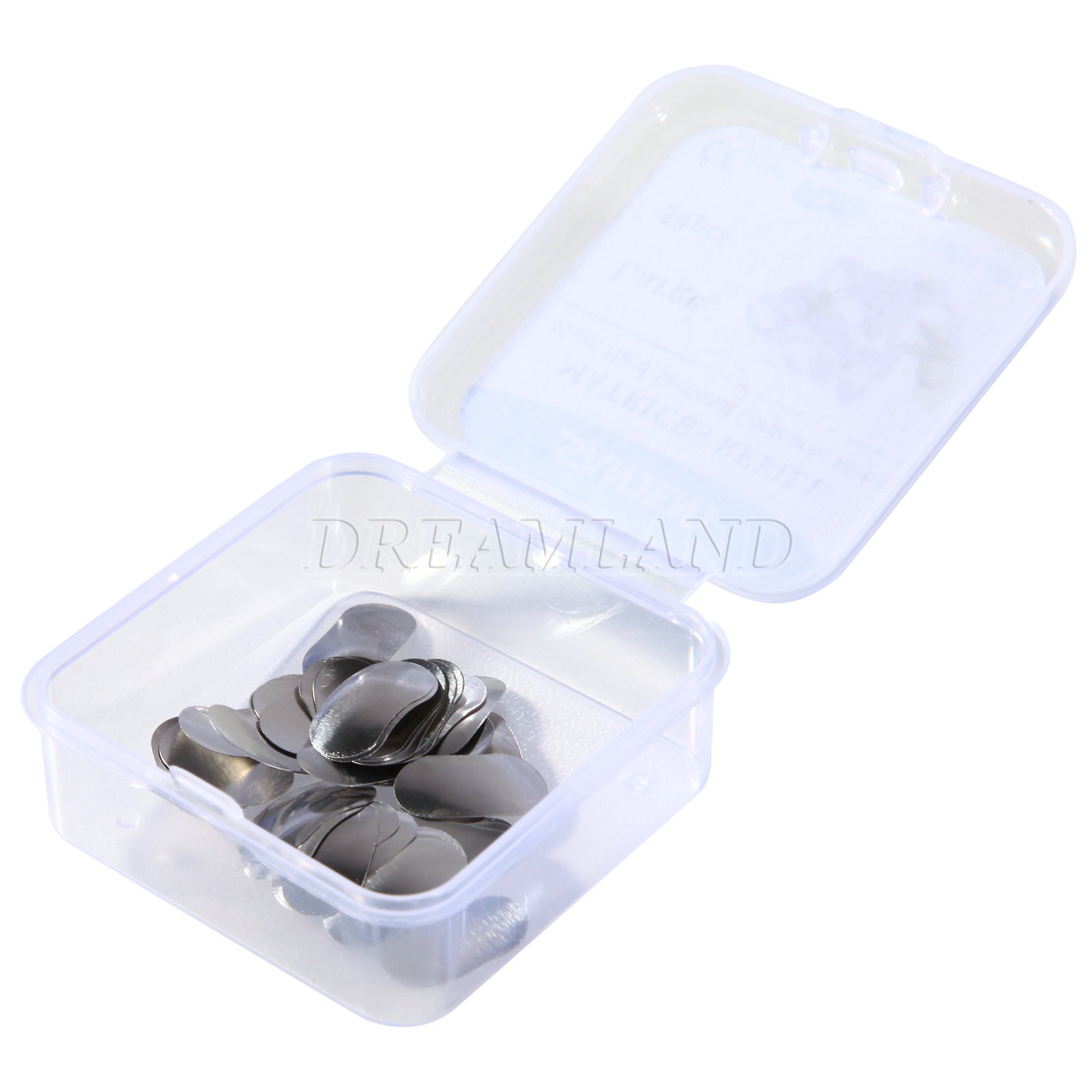 100 Pcs Dental Sectional Contoured Metal Matrices Refill Matrix Band Ledge 35um