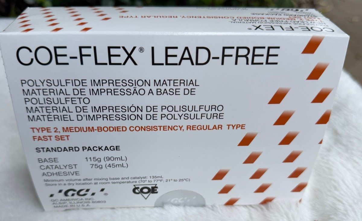 GC Coe Flex Impression Material Fast Set Medium Body Base & Catalyst