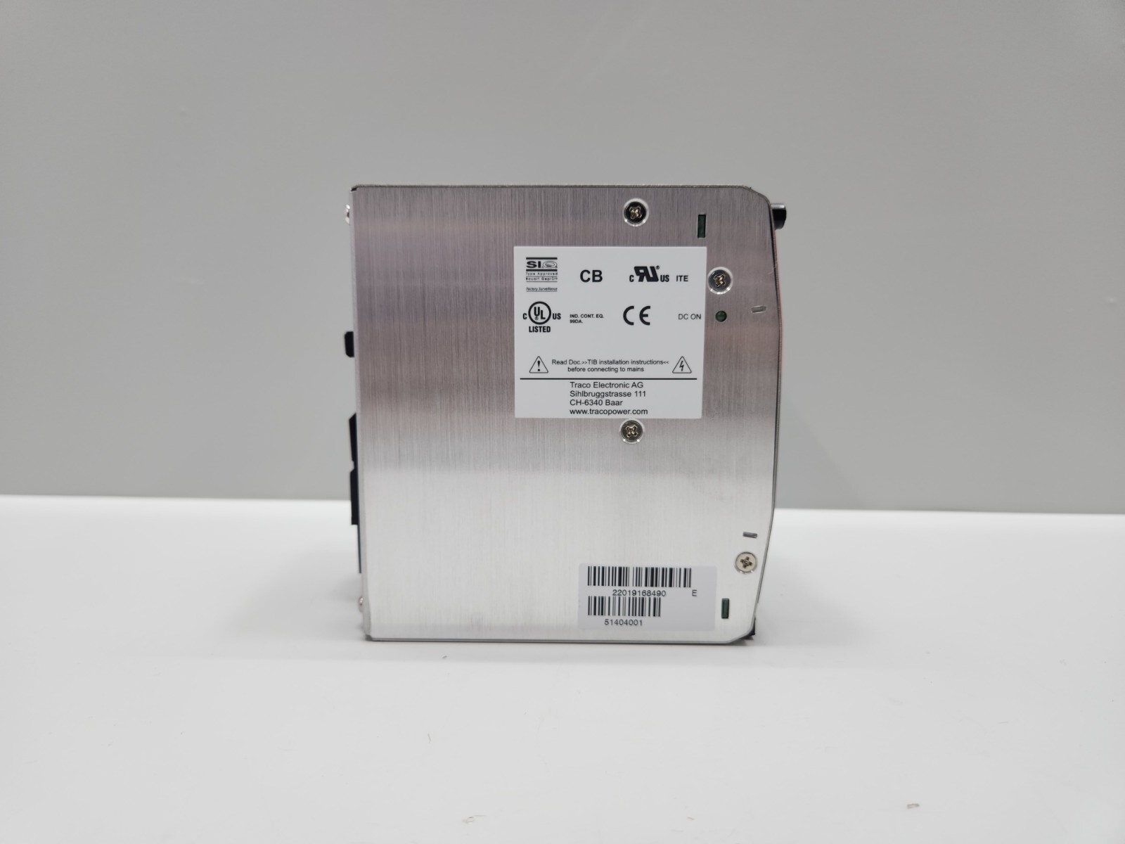 TRACO POWER TIB 480-124 DIN-RAIL POWER SUPPLY