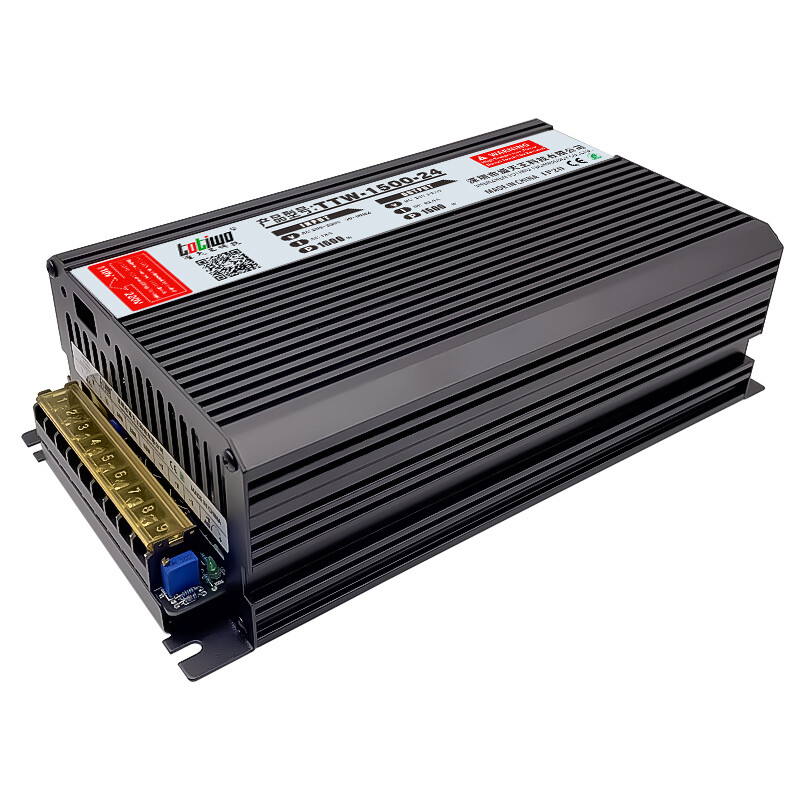 1500W DC 50/60/70/80 Volt 30/25/21/18 Amp LED SMPS Switching Power Supply Black