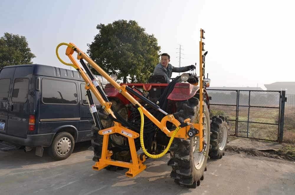 Hydraulic Boom with 5′ Sickle Brush Mower, FH-BRM150