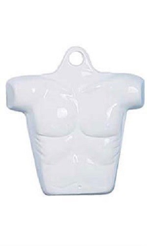 Lot of 6 Molded Man’s Shirt T Shirts Forms Fits S-L Male Mannequin White Hollow