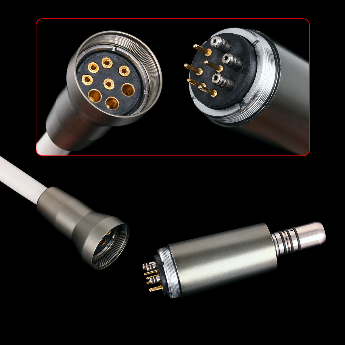 Dental LED Brushless Electric Micromotor Internal Way 1:1/1:5/16:1