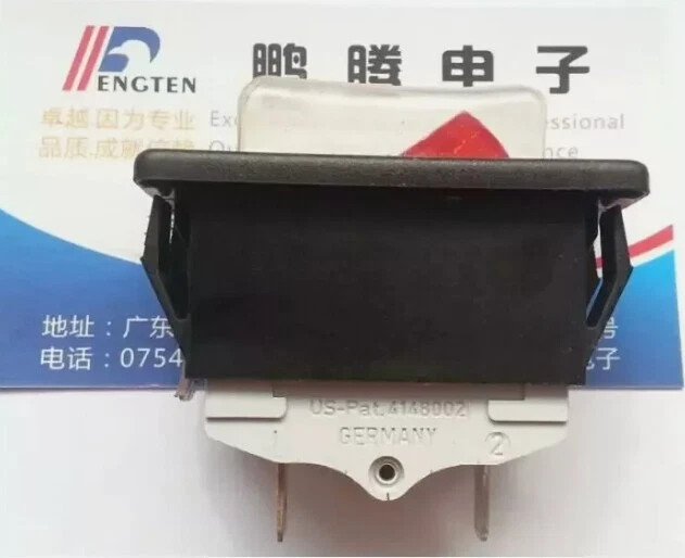 41-11-P10 10A AC250V 4148002 Waterproof ship type power switch rocker, Green