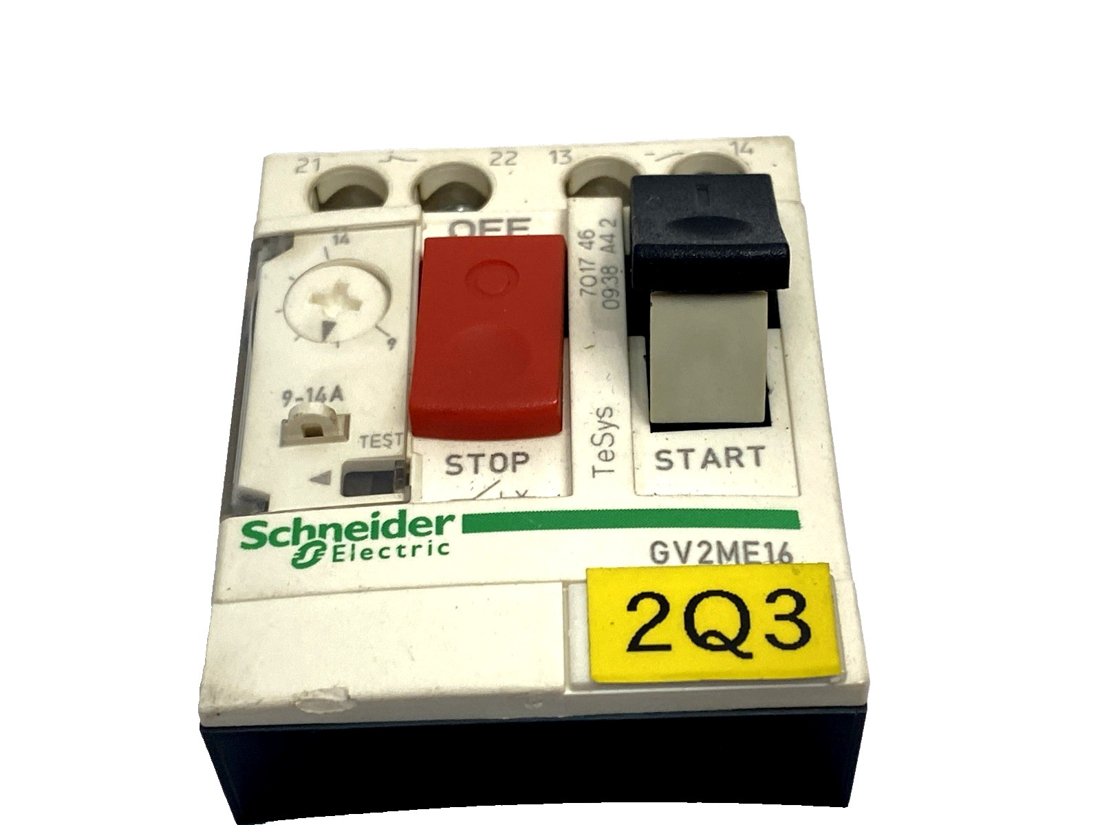 Schneider Electric GV2ME16 TeSys Deca Manual Starter & Protector 9-14A