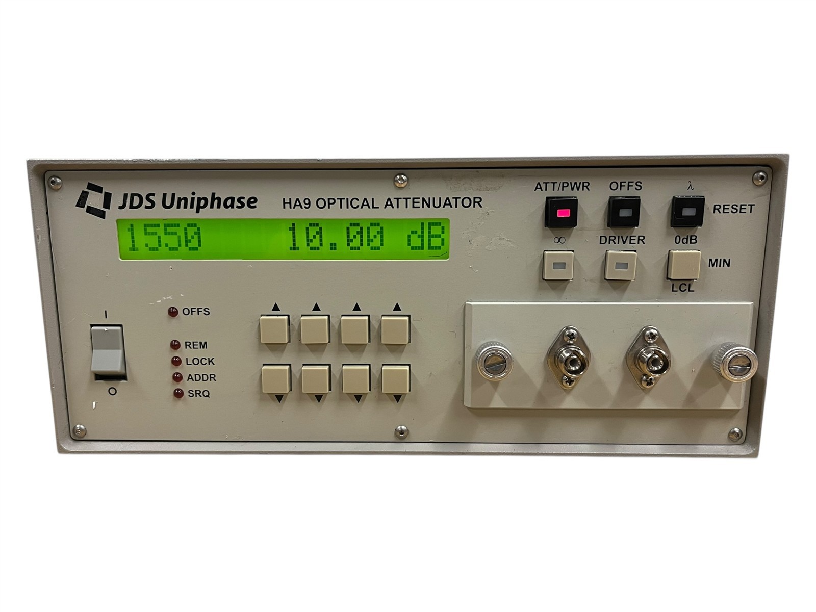 JDS Uniphase HA097 + 20AFA1 Programmable Optical Attenuator Module