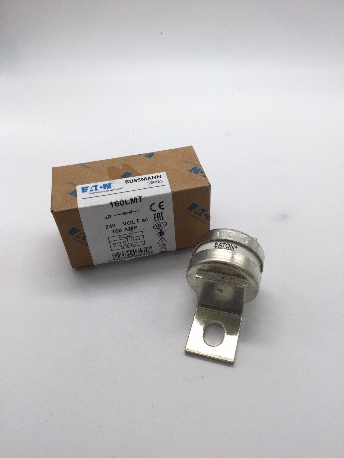 NEW, EATON BUSSMANN FUSE SERIES 160LMT, 160A, 240V, BS88, FREE SHIPPING