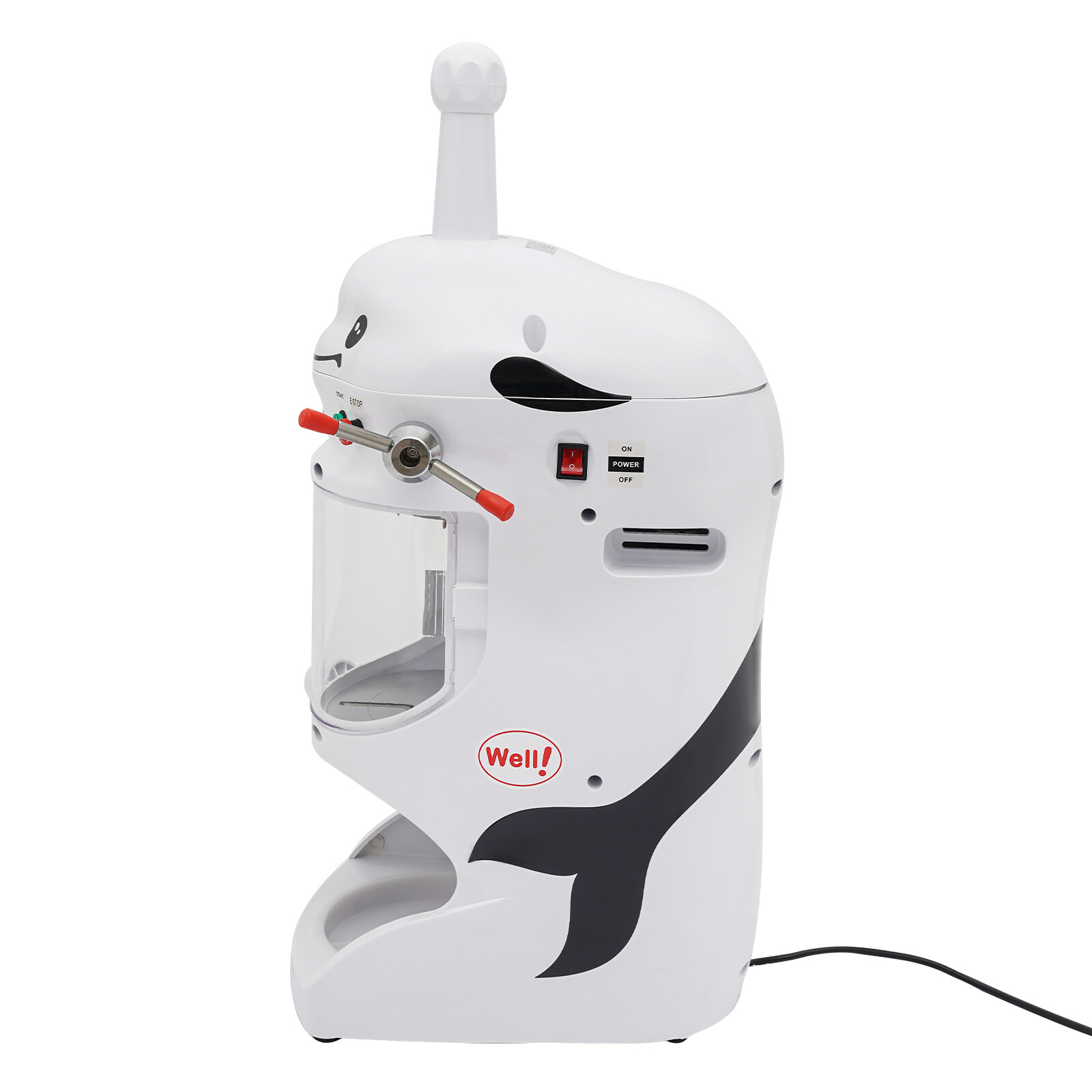Ice Cub Shaved Ice Machine Commercial Ice Shaver Snow Cone Maker Premium 350W