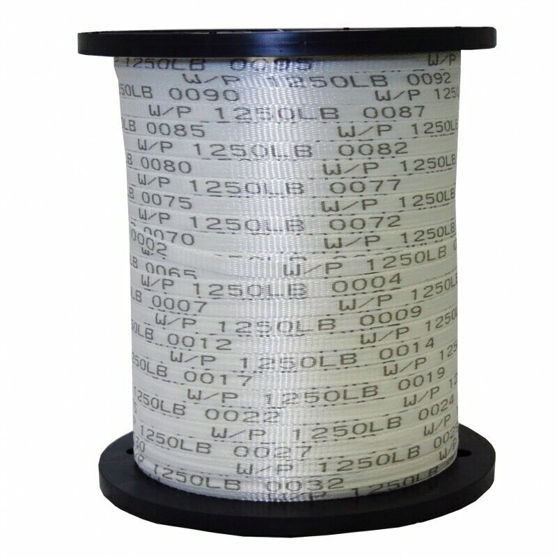 USA Made 1/2″ x 500′ 1250 Lb Polyester Pulling Tape / Pull Tape