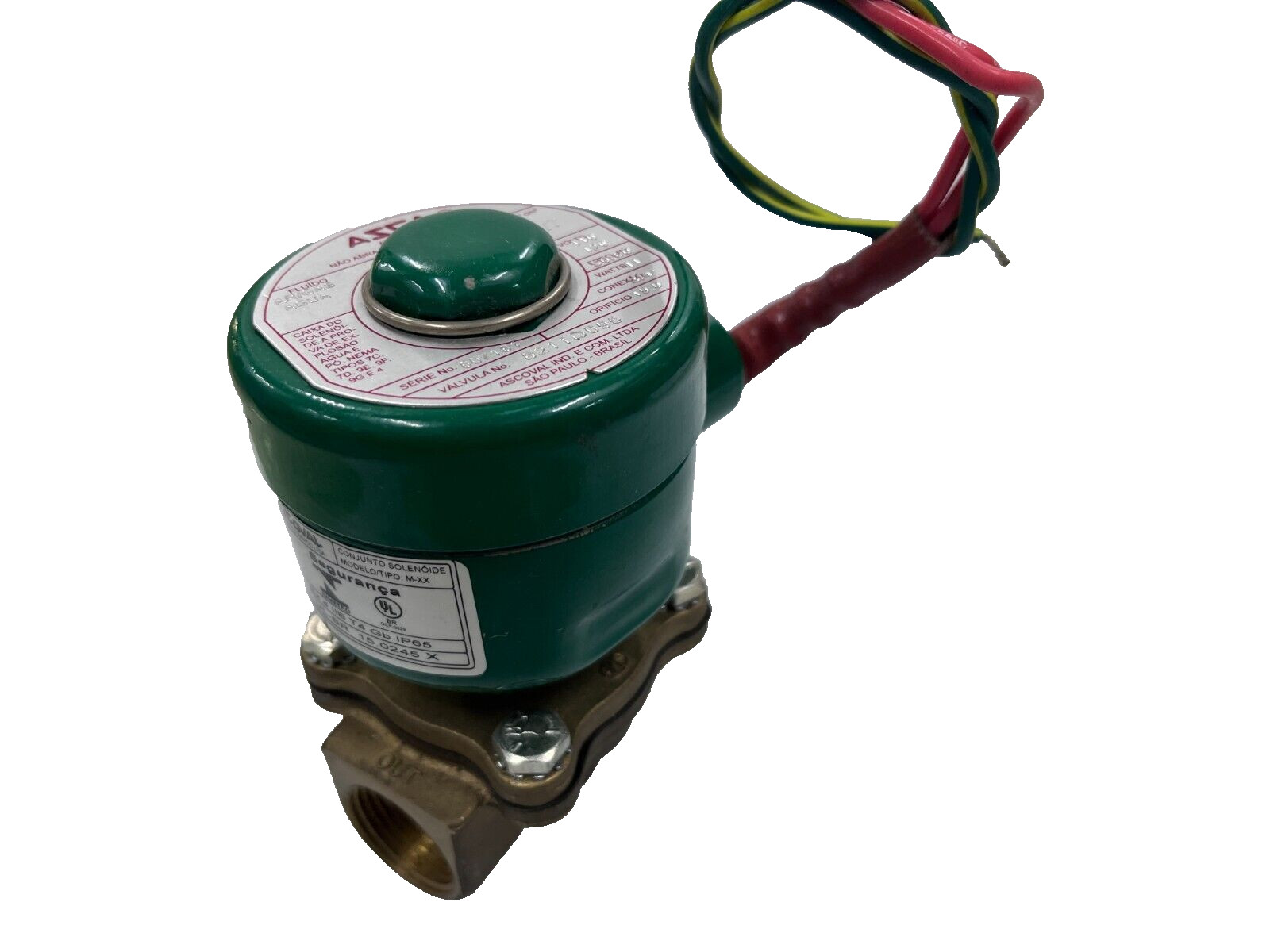 ASCO G211C035V 2-Way Normally Open Solenoid Valve 3/4″ 110/50 AC