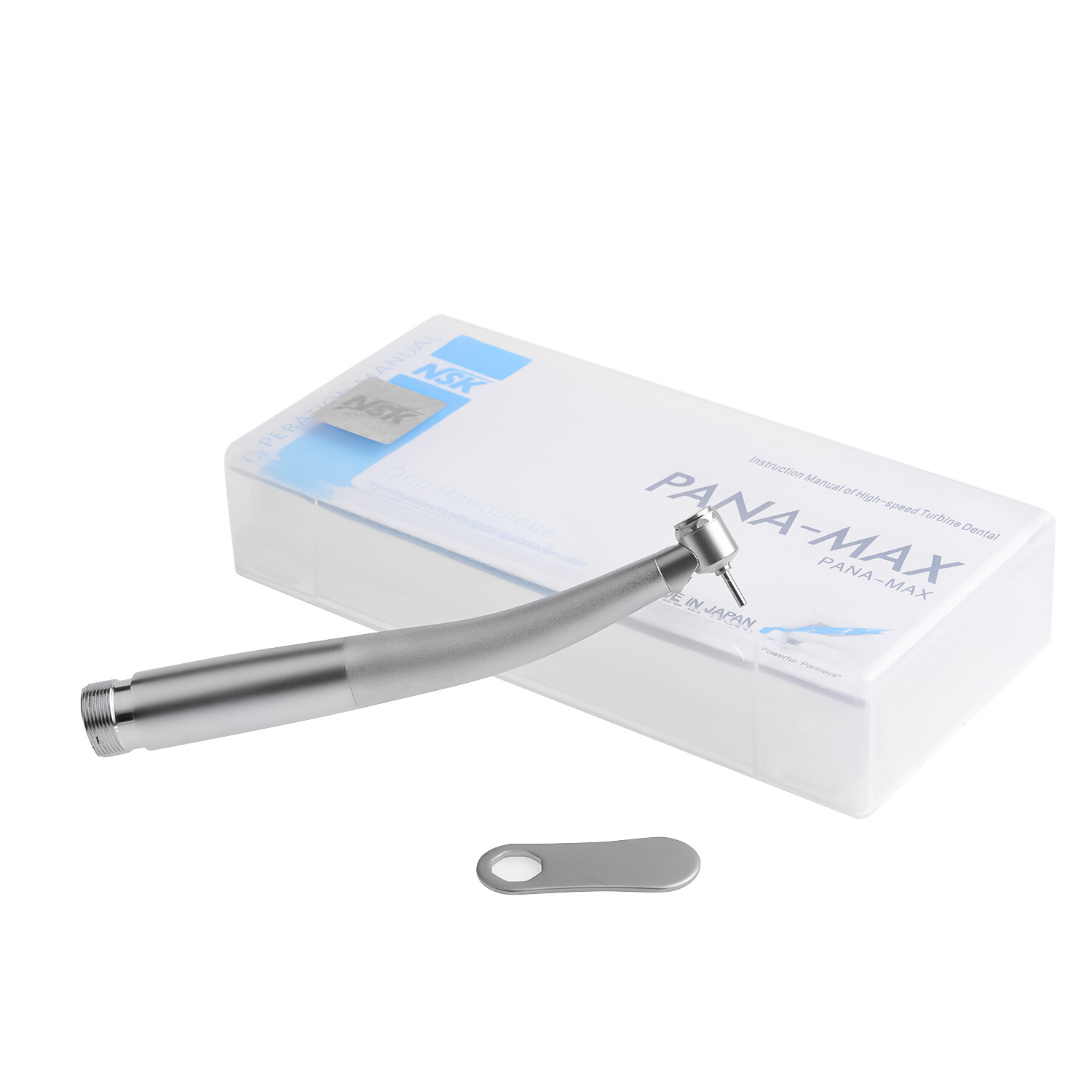 2H MINI Head Dental High Speed LED Handpiece Single Water Spray Push B2 for Kids