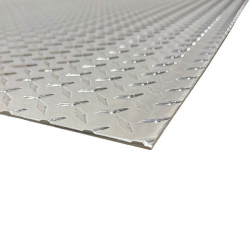 24″ x 48″ Diamond Plate Aluminum .125″ Thick (1/8 in) – Treadplate, 3003 Alloy