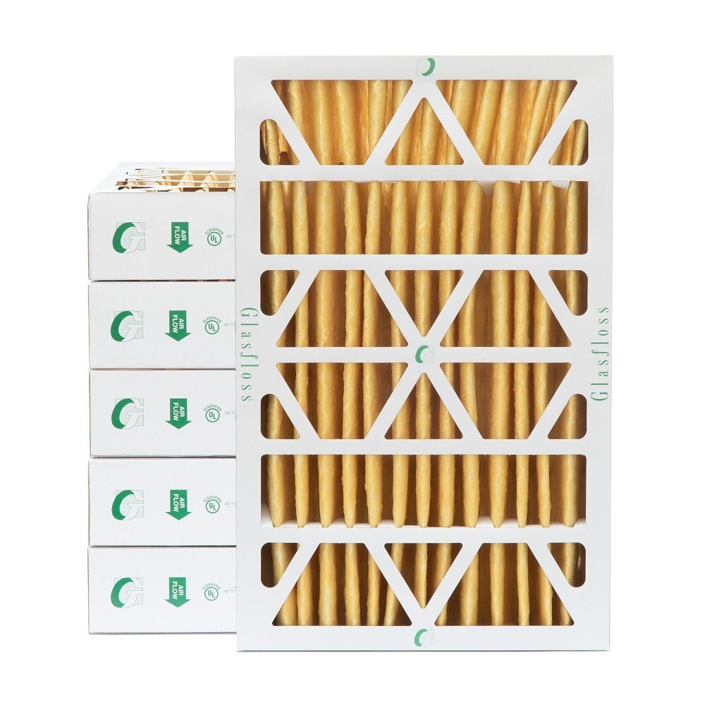 Glasfloss 16x25x4 MERV 11 AC Air Filters. 6 PACK. Exact:15-1/2×24-1/2×3-3/4