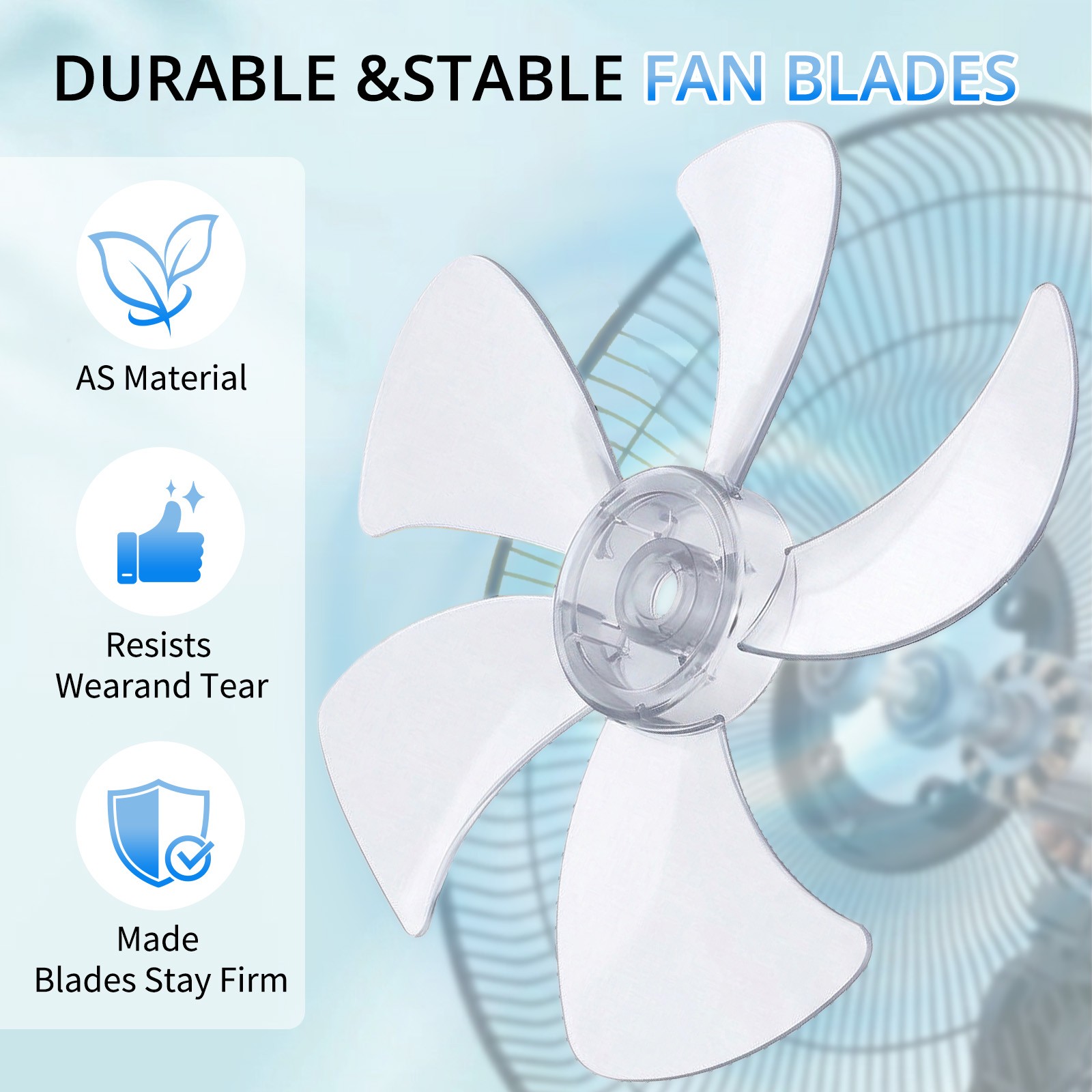 16-Inch Height Adjustable Pedestal Fan,Oscillating Stand Fan w/3 Speeds & Remote