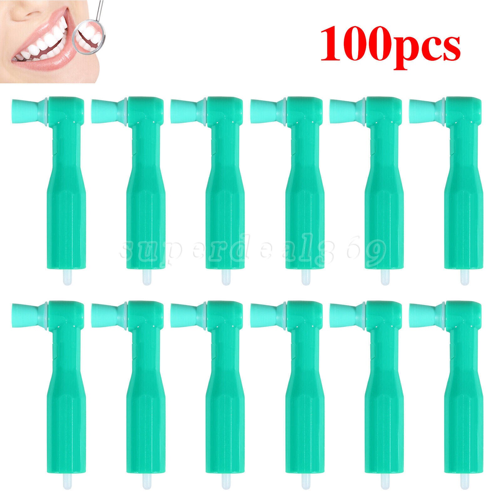 Dental Hygiene Prophy Handpiece Air Motor 4Holes 4:1 Nose Cone 360°Swivel USA