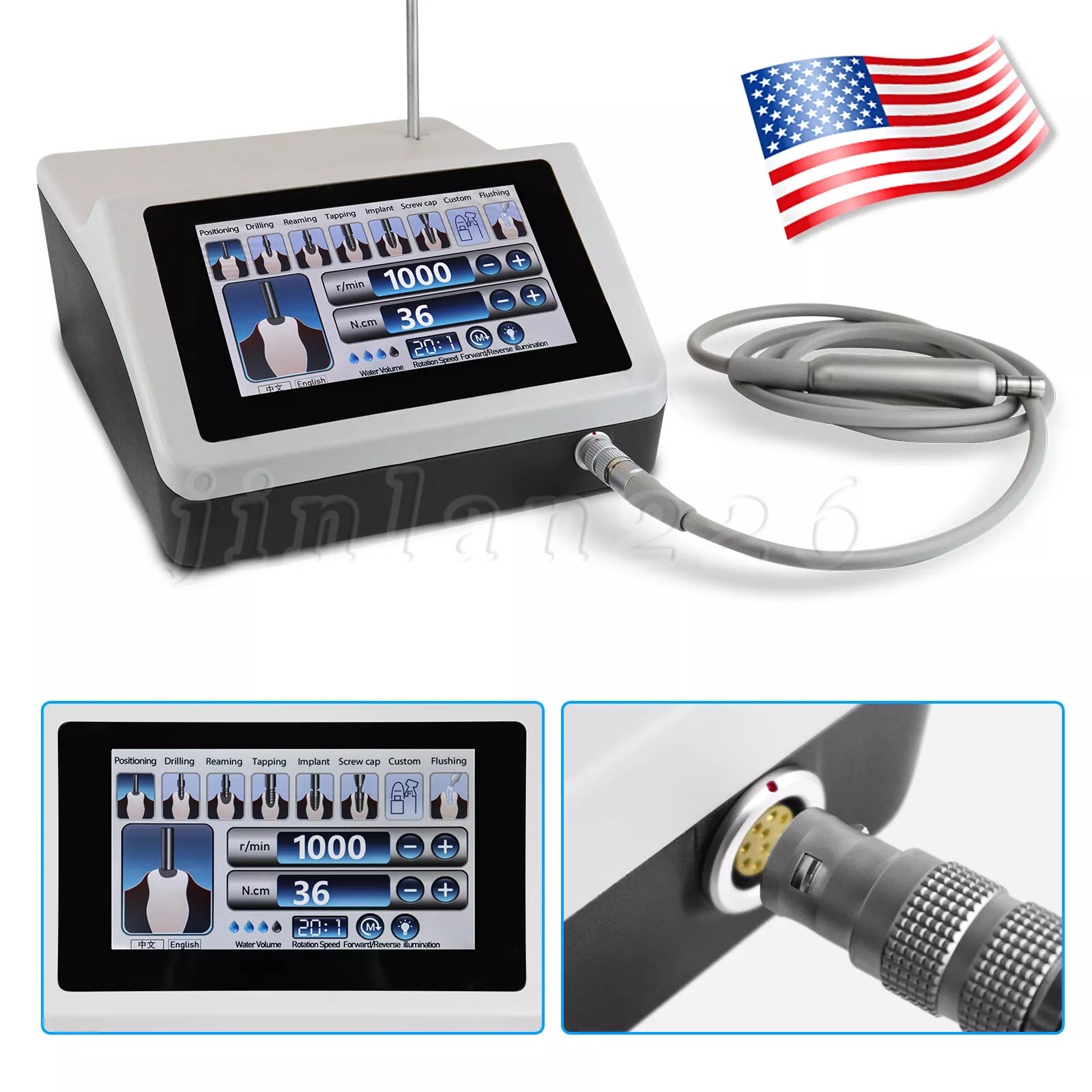 Pro Dental Implant Motor Dental Implant System 20:1 Control Angle