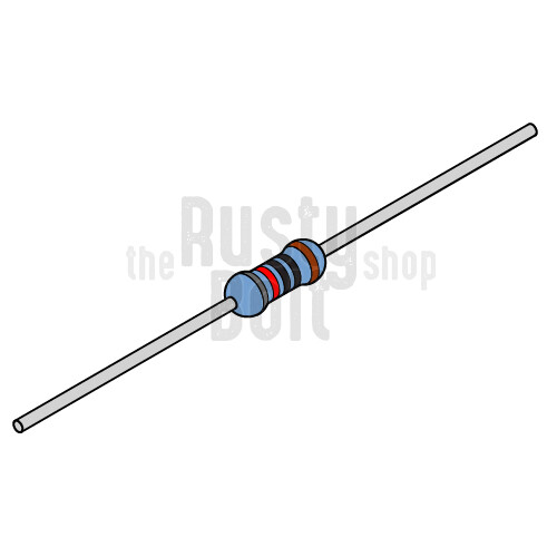 Resistors – 1/2 w (0.5 watt) – 820 ohm – 1% Tolerance – Metal Film – New