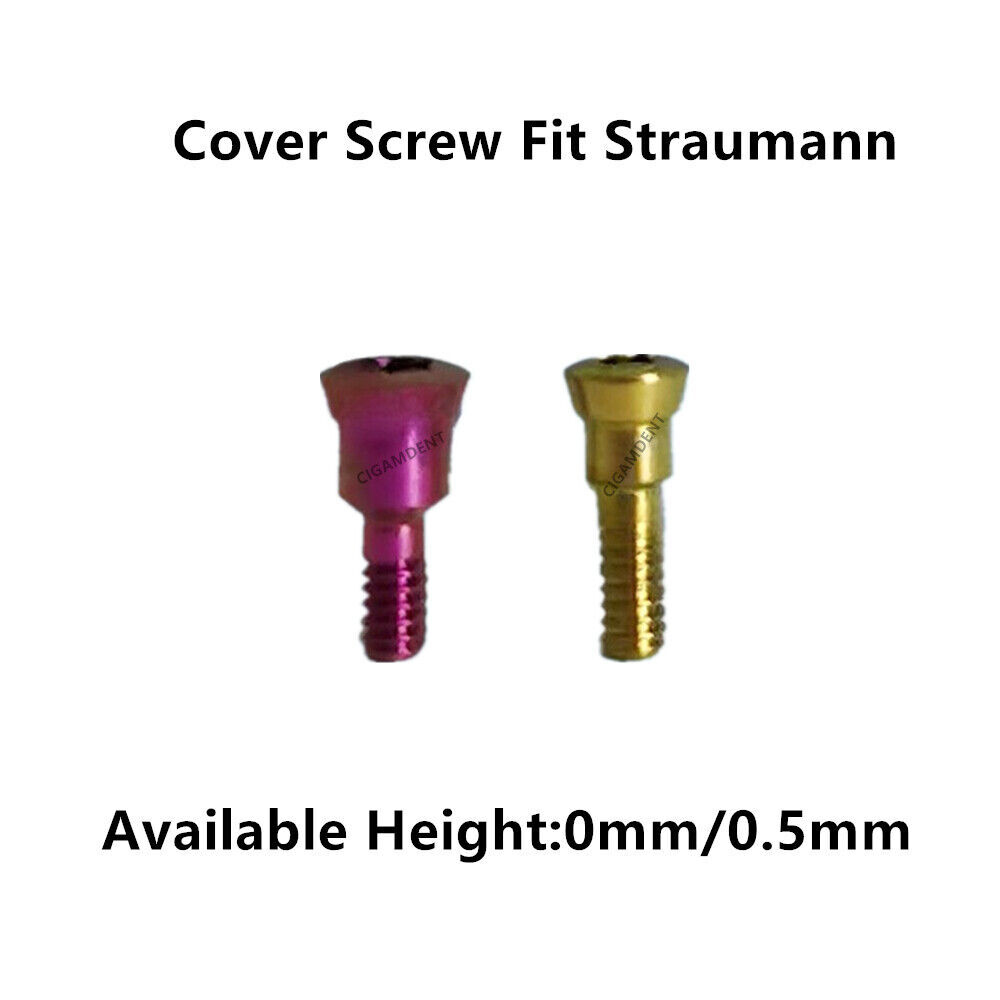 5Pcs Dental Cover Screw Closure Cap RC NC 0/0.5 Fit Straumann ITI Bone Level BLT