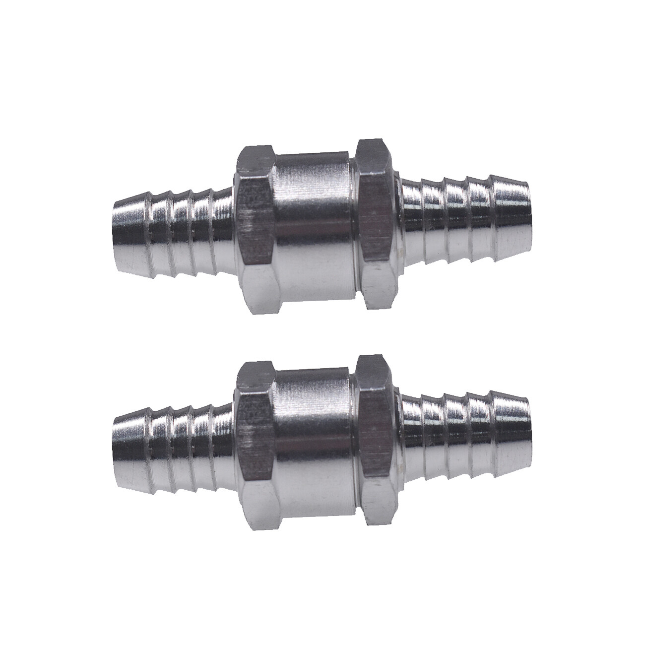2pcs 12mm 1/2″ Fuel Non-Return One Way Check Valve Petrol Diesel Oil Aluminum