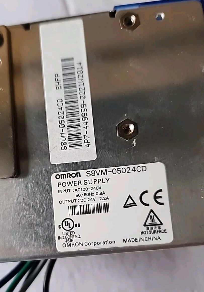 Omron S8VM-05024 CD Power Supply AC100/240V, 50/60Hz Free Shipping