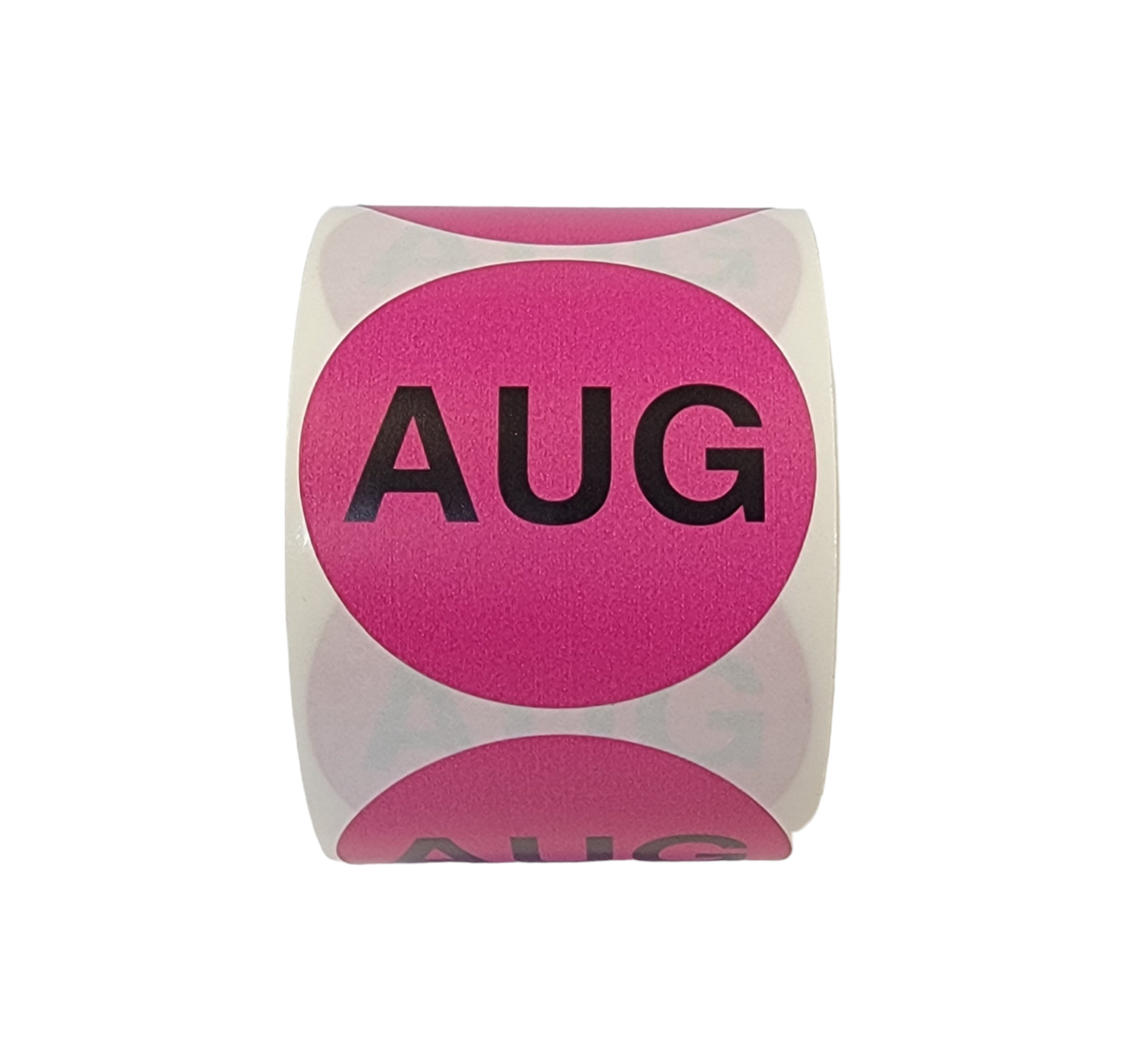 Month – August Labels Inventory Months Adhesive Stickers 2″ Round, 500 PCS