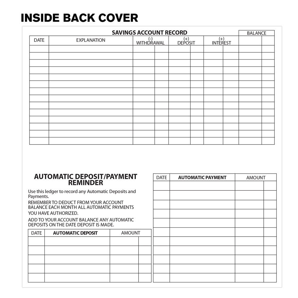 1 Checkbook Transaction Registers 2025 2026 2027 Calendar Check Book Register